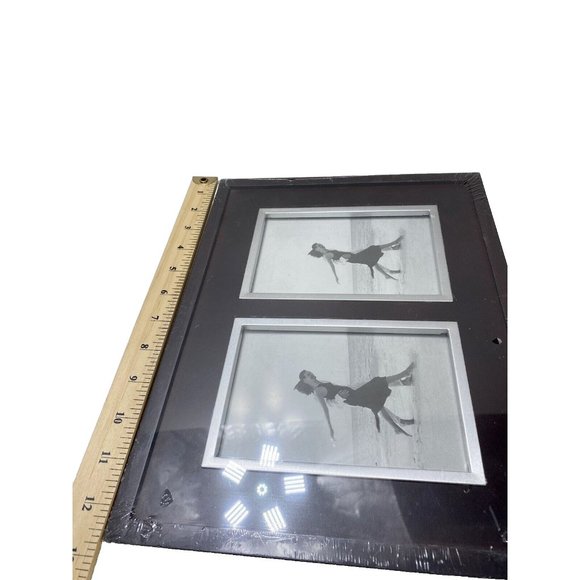 Double Rectangle Thick Bordered Collage Photo Frame - Sealed - ** As Is Damaged - Picture 6 of 7